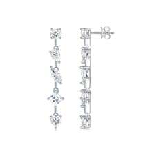 925 Sterling Silver Moissanite Earrings, Unique Design, Hypoallergenic, Suitable For Valentine's Day, Mother's Day, Wedding, Engagement, Birthday, Anniversary, Oxidation-Resistant Packaging - Earrings - View 13