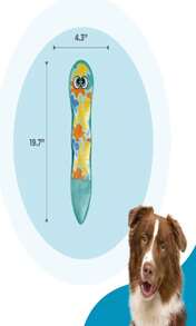 Outward Hound Tough Skinz Durable Squeaky Dog Toy With Two Tough Layers, Watermelon, Red, Medium - ColorE - 查看 5