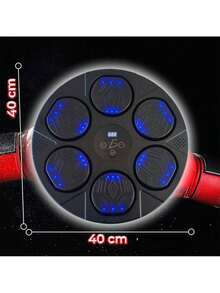 Máquina de boxeo guantes ejercicio inteligente música ejercicio deporte entrenamiento físico gimnasio golpes coordinación resistencia accesorios boxeo entrenamiento - Multicolor - Ver 3