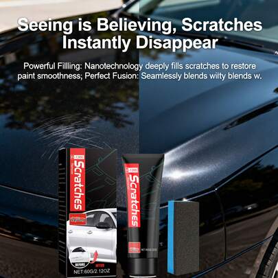 Car Scratch Repair Wax - Paint Surface Cleaning, Stain Removal, Scratch Polishing, Refurbishment, New Shine, Care And Maintenance