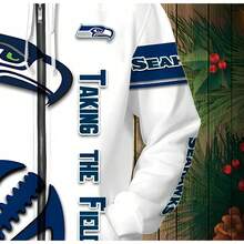 Seahawks Women's 3D Printed Hoodie, Long-Sleeved Hoodie For Couples, The Perfect Gift For Male Football Fans. - 彩色 - 查看 3