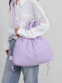 Convertible Puffer Backpack For Women, Large Capacity Duffle Bag For Travel, Crossbody Purse, Tote Shoulder Bag - Multicolor - View 10