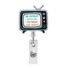 1个趣味护士胸牌卷轴，可伸缩可爱胸牌夹，带旋转鳄鱼夹，适用于护士医生姓名牌胸牌夹，也可用于护士医生办公室员工身份识别装饰。 - 彩色 - 查看 15