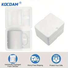 [11oz Ramic Mug] 11oz Insulated Ramic Coffee Mug |   Reusable, Dishwar, Multiple Beverages - 白色 - 查看 9