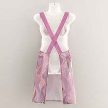 1 قطعة/2 قطعة من المريلة الجديدة من القماش، مريلة طهي للتقديم، مريلة طبخ منزلية طويلة الأكمام، ملابس عمل متينة للنساء