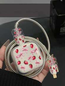 40W Apple Charger Protector Case, Compatible With IPhone 17 Data Cable, 16/Pro Charging Cable, Anti-Cat Bite, 15/14 Phone Fast Charging Cable Winder, Anti-Breakage - Multicolor - View 14