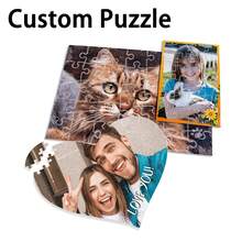 1 pieza Rompecabezas personalizado con marco o solo rompecabezas, rompecabezas personalizado para Halloween/Navidad 2025/Decoraciones navideñas/Decoraciones del hogar navideñas, Embruja tu hogar - Multicolor - Ver 3