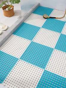 12pcs/Pack 6pcs/Pack Bathroom Interlocking Anti-Slip Mat, Home Bathroom Kitchen Shower Room Floor Mat, Hotel Thick Anti-Slip Rug - Multicolor - View 13