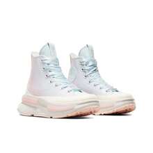Converse Run Star Legacy CX Comfortable Versatile High-Top Sneakers, Women, White/Pink/Blue - White Powder Blue - View 2