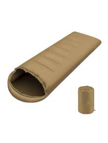 1pc Lightweight 3-Season Sleeping Bag, 11 Color Options, Suitable For Adult Women For Car Sleeping, Super Soft Fiber Filled For Backpacking/Hiking/Camping/Mountaineering, Comes With Compression Bag, Waterproof Camping Sleeping Bag Suitable For 4-Season Cold Weather Or Warm Backpacking Hiking Mountaineering Indoor Outdoor Use Adult Sleeping Bag, Cold Weather And Warm - Backpacking Camping Sleeping Bag