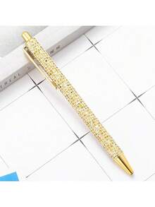 随机银色 5/3/1 装饰圆珠笔，适用于办公室签名、商务宾客、礼品笔，银色 - 均碼 - 查看 7