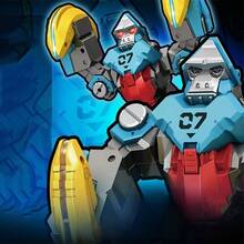 Robot Mono Acrobático 360° con Efectos de Luz + Música 12cm | Juguete Interactivo para Niños Activos. - Azul - Ver 3