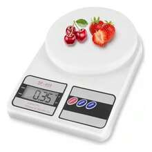 Báscula de Precisión Multifuncional – Pantalla LCD y Alta Sensibilidad - Blanco - Ver 1