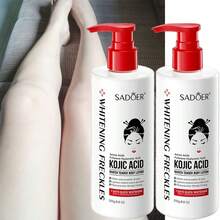 [Local Warehouse]250ml Kojic Acid Whitening And Tender Body Lotion Hydrating, Moisturizing And Whitening Body Lotion Providing Bright Skin , Smooth Skin Color, Smooth Light Color, Oil-Free Distribution, Light Color Skin Type, Comprehensive Dry Skin, Universal For Men And Women, Whole Body Frost, Modern Clothing Products, High-Quality Packaging[Christmas & Valentine's,Party & Gifts] - 白色-2pcs - 查看 8