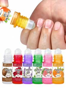 5毫升水果指甲营养油 6种香味 指甲护理角质层修复油 预防指甲老化 指甲油 滋养肌肤 美甲护理 女性女孩适用