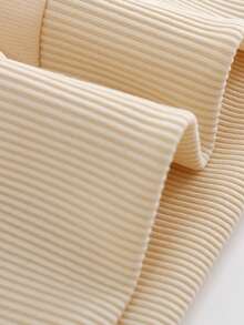 少女可爱风格字母爱心图案圆领长袖套头毛衣，秋冬季女童冬装 - 杏色 - 查看 5