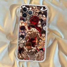 Funda de teléfono de Baki el Luchador de Sumo compatible con iPhone 16, 15, 8, 7, 6, 6S Plus, X, SE, XR, XS, 14, 11, 12, 13 Mini, Pro y Max, así como con Galaxy S17, S17 Pro y S17 Pro Max - Z1 - Ver 8