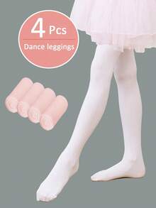4 Pairs Dance Tights Suitable For Infants, Children And Teenagers - Pink - View 12