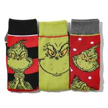 Calcetines Neutros de Navidad Calcetines Medias de Alce Regalo Decoraciones de Navidad Adornos Navideños Navidad Decoraciones de Año Nuevo 2025 - Verde - Ver 9