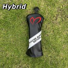 黑色兔耳高尔夫球杆头套 高尔夫球杆头套 一号木杆头套 球道木杆头套 混合杆杆头套 球头保护套装 - 黑色 - 查看 5