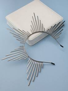 1Pc Gorgeous Sun Goddess Halo Crown - Sunburst Gold Spiked Celestial Headpiece Virgin Mary Goddess Headband Golden Headwear Women Renaissance Cosplay Costume Hair Accessories For Masquerade Party - Nhiều màu - Xem 6