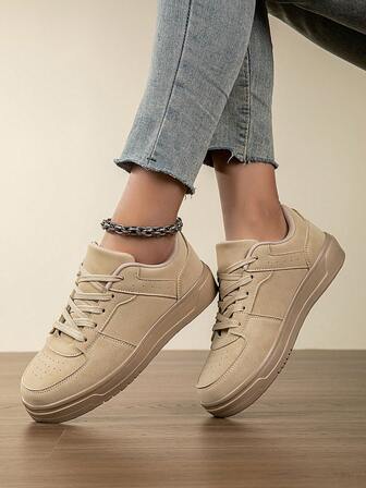 Women's Casual Low-Top Sneakers, Comfortable, Fashionable, Breathable, Soft Sole, Lightweight, Daily Wear, Skate Shoes