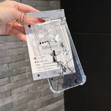 Funda de teléfono premium a prueba de golpes y resistente a caídas, diseño simple de Yin Yang Koi, compatible con iPhone 16 15 14 13 12 11 Pro Max X XR XS Max 8 7 Plus, funda trasera transparente suave a prueba de golpes. , Funda de Teléfono Linda, Funda de Teléfono Estética, Funda Transparente, Diseño a Prueba de Golpes, Funda de Moda ¿Quién podría resistirse a una funda de teléfono tan resistente y elegante? - 1 pieza - Ver 3