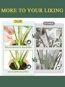 Durable Monstera Deliciosa Plant Support - Unique Design Suitable For Climbing Plants, Monstera Deliciosa Clip Set, Ideal Plant Support To Promote Healthy Growth - Multicolor - View 5