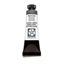 Daniel Smith 284600065 Extra Fine Watercolor 15ml Paint Tube, Payne's Gray, 0.5 Fl Oz (Pack Of 1),Payne'sGray - 佩恩的灰色 - 查看 1