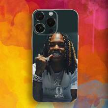 Rapper K-Kings V-Von Compatible con 16, 15, 14, 13, 12, 11 Plus, Pro, Max, Plus Funda Transparente Suave - z8 - Ver 8