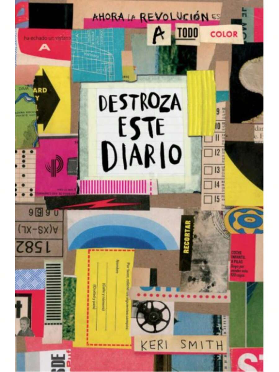 Libro Destroza este diario Ahora a todo color | Keri Smith (Interactivo, arte, creatividad, literatura infantil y juvenil)