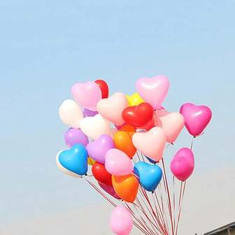 25,4 cm Globos de látex con forma de corazón, 10/20/30/50 piezas de colores surtidos, adecuados para el Día de San Valentín, compromiso, decoración de fiesta de boda, boda de princesa, cumpleaños, decoración elegante de fiesta