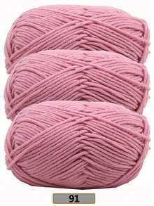 3 Rolls/150g 5-Ply Acrylic Blended Yarn, 50g Per Roll, 100% Acrylic Soft Yarn, Medium Thickness - Ideal For Handmade Knitting, Weaving, DIY Crafts, Knitting And Crocheting, Soft And Versatile, Suitable For DIY Crochet And Woven Bags - Multicolor - View 33