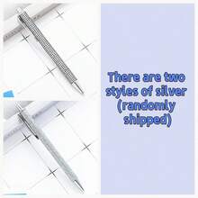 随机银色 5/3/1 装饰圆珠笔，适用于办公室签名、商务宾客、礼品笔，银色 - 均碼 - 查看 9