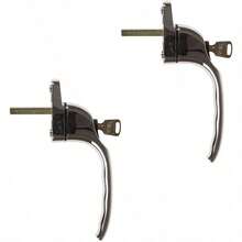 Universal Window Handles, Can Be Used On Left And Right Handed Windows, - Polished Chrome - View 3