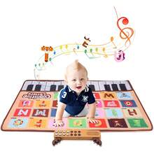 Hautton Alfombrilla Juguete de Piano para Niños, Tapete Musical Instrumental con Teclado de Piano y 26 Letras Cognitivas para Aprendizaje Inicial Regalo para Niños Niñas Mayores de 3 Años - 1 - Ver 8