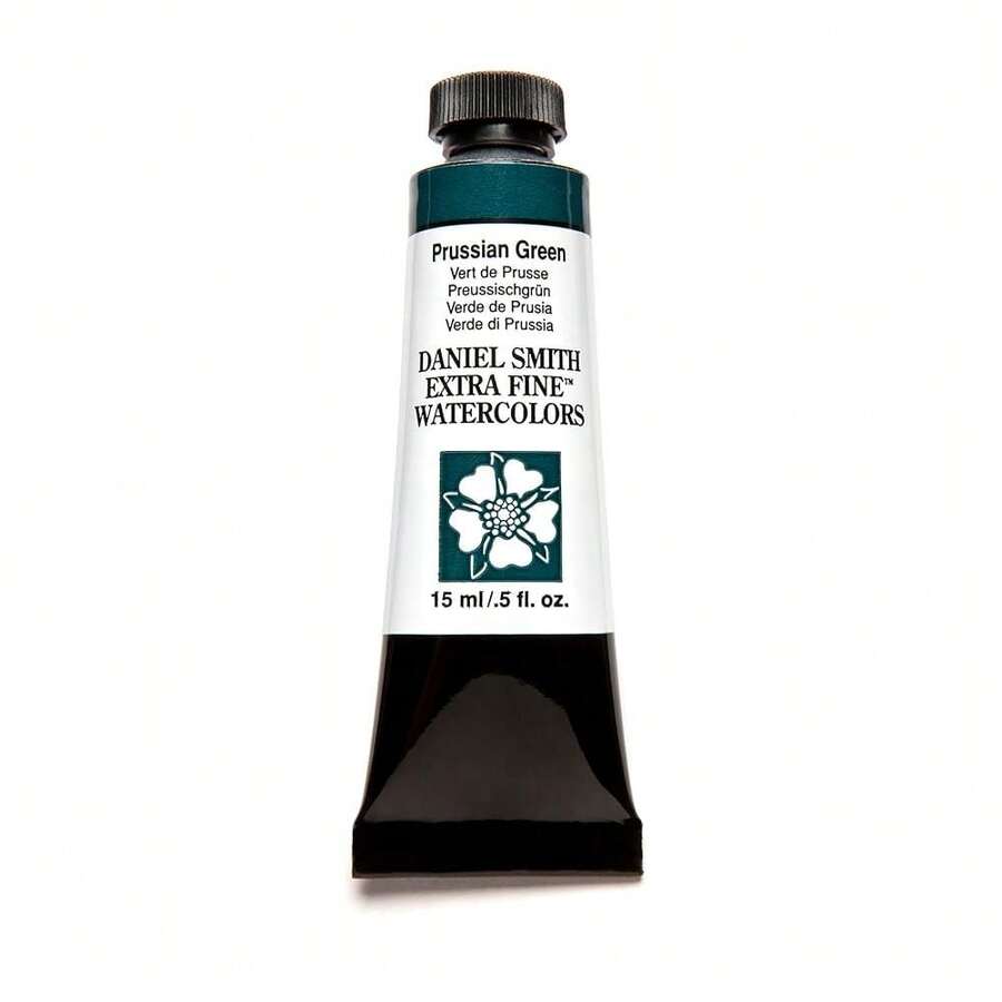 Daniel Smith Extra Fine Watercolor Paint, 15ml Tube, Pn Green, 284600128, 0.5 Fl Oz (Pack Of 1),PnGreen - 普魯士綠 - 查看 1