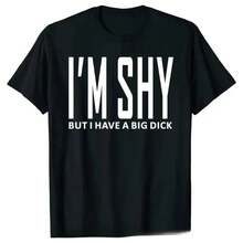 Camisetas Gráficas Adulto  Chiste Camiseta Ropa de Hombre Algodón Streetwear Camiseta de Manga Corta - Negro - Ver 1