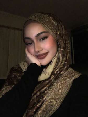 1pc Women's Bohemian Style Vintage Paisley Jacquard Pashmina Scarf, Casual Elegant Sunscreen Shawl Wrap, Suitable For Daily Wear