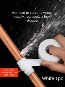 1pc Self-Fusing Silicone Repair Tape, Waterproof Leak-Proof Pipe Sealing Tape For Emergency Plumbing Repair, RV And Home Leak Sealing, Stretchable Multi-Purpose Durable Sealing Tape, Pipe Tape, Sealing Tape