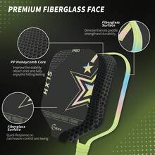 16MMT700 Pickleball Paddle With Textured Surface Technology, Carbon Fiber Woven For Enhanced Strength And Feel - A - View 5