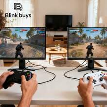 Controlador de juegos / Mando de juegos, compatible con PC/TV/Steam/Android/PS3, versión adaptada para Black Myth: Wukong | Disparador lineal, modo con cable, función de compartir en modo arcade / Control de juego más preciso - Blanco - Ver 8