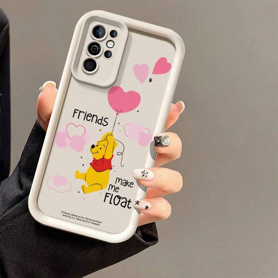 Miniso Disney's Winnie The Pooh Is Sitting Down, Holding The String Of A Balloon,For Samsung Galaxy S25 Ultra/S25 Plus/S25/Galaxy S24 Ultra/S24/S24 Plus/S24 FE/S23 FE/S23 Ultra/S23 Plus/S23/S22Ultra/S22/S22 Plus/S21 Ultra/S21 Plus/S21 FE/S21/A13/A14/A15/A16/A17/A33/A34/A35/A36/A52/A53/A54/Galaxy Note20Ultra,Galaxy S25 Ultra Case Plus Stocking Stuffers,The Girlfriend,The Chosen,Early Fall Fashion. - 白色 - 查看 1