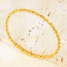 21k Gold Plated Asymmetrical Bracelet, Luxury Arabic Style Charm Bracelet For Women, Elegant Jewelry For Saudi, Dubai Bride Wedding Party