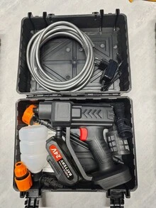 Cordless High Pressure Washer With 5-In-1 Nozzle; Portable Water Gun With Foam Nozzle; 600PSI Electric High Pressure Sprayer Cleaner; Battery Powered Car Washer Suitable For Cleaning Walls, Fences And Floors