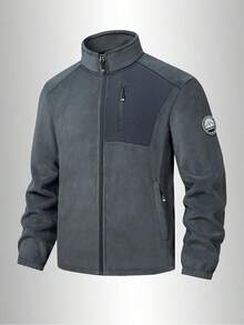 Men's Outdoor Fleece Jacket, Suitable For Hiking, Travel, Trekking, Winter, Skiing And Other Activities