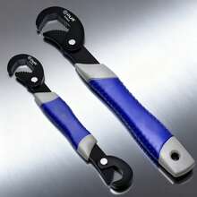 1pc Adjustable Wrench, Multi-Function Open-End Wrench, One Wrench Replaces Many, Labor-Saving Wrench - Multicolor - View 1