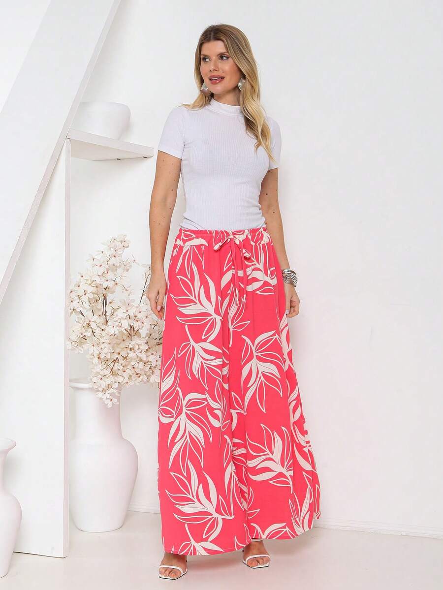 Flower Leaf Plants Pocket Knot Holidays - Pink - View 1