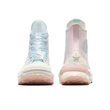 Converse Run Star Legacy CX Comfortable Versatile High-Top Sneakers, Women, White/Pink/Blue - White Powder Blue - View 3
