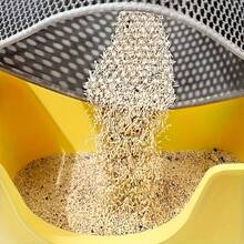 Alfombra para arena de gato de doble capa con material EVA - Control de olores, antideslizante, diseño fácil de limpiar para gatos de interior, duradera y cómoda para el manejo de desechos de mascotas, alfombra para caja de arena, accesorio moderno para mascotas, material fácil de limpiar